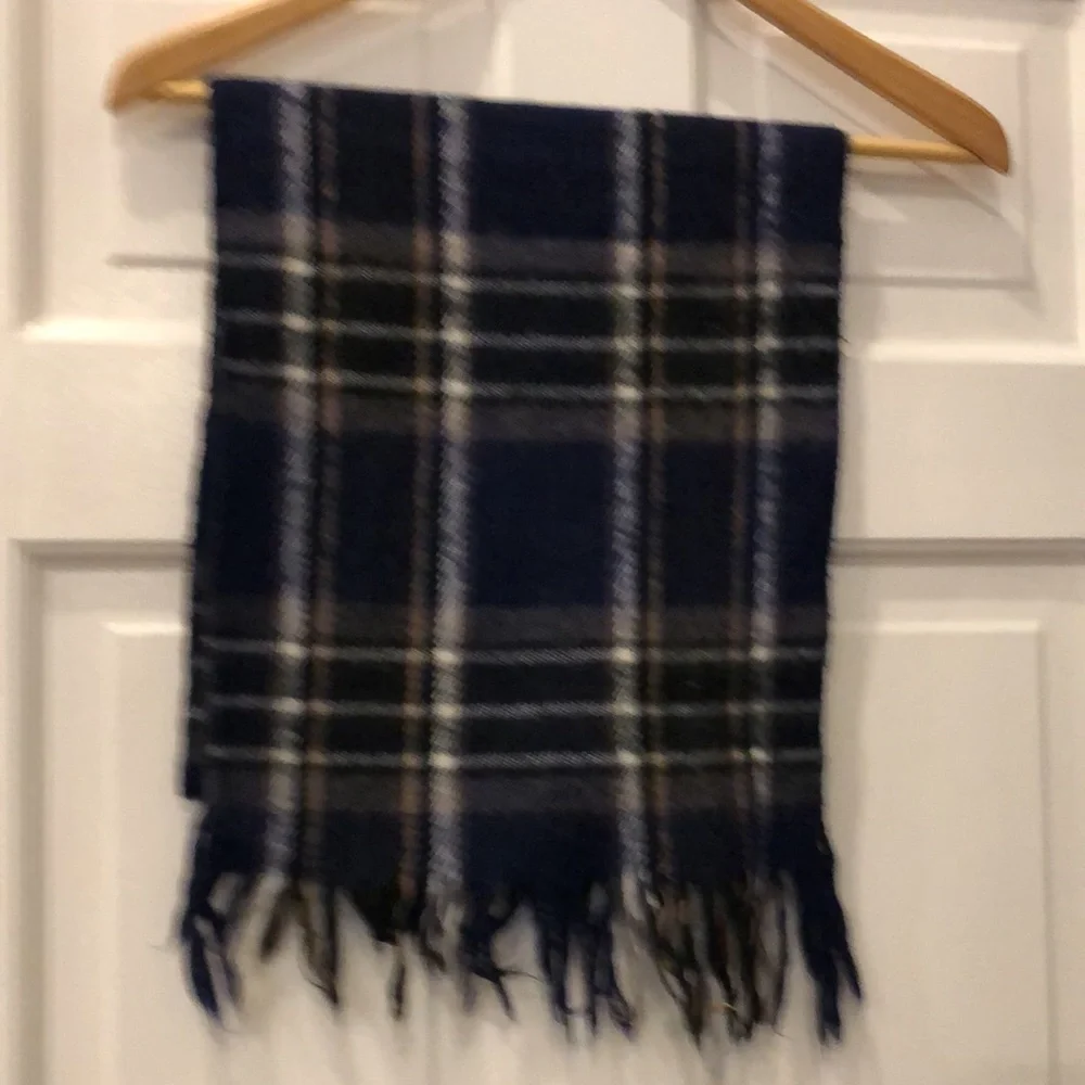 Plaid Winter scarf for a man or a woman